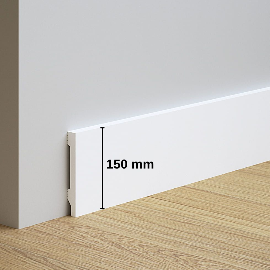 Rodapié blanco ECO 2200x150x15