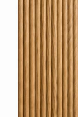 Panel alistonado flexible semicírculos Roble Natur